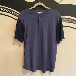 JCREW Wallace and Barnes Button Tee